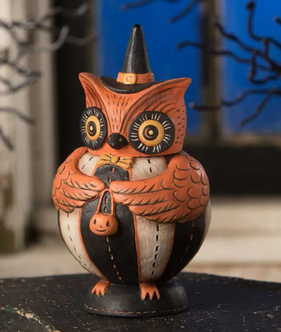 Bethany Lowe Halloween* Jp9238 - Owlster Hoots Spooks Jar