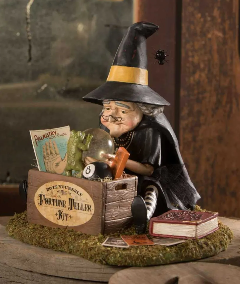 Bethany Lowe Halloween* Td0063 - Diy Fortune Tellers Kit Witch