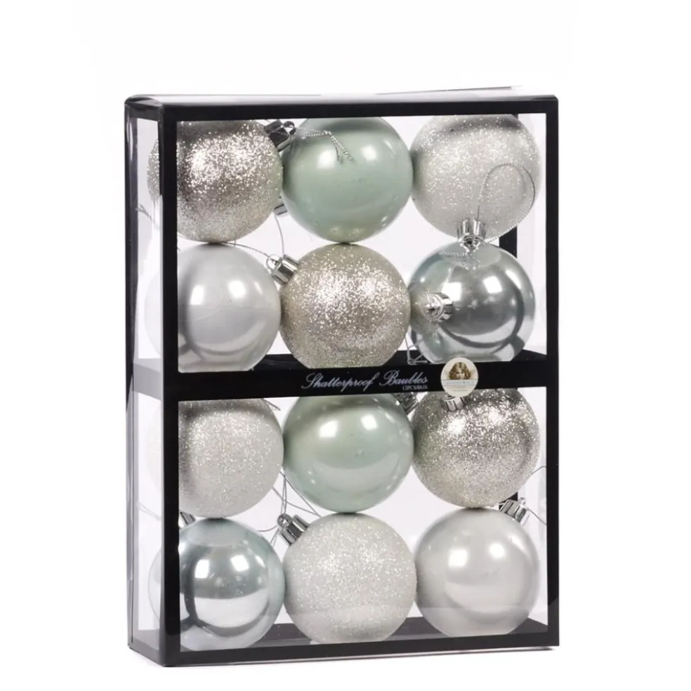 Goodwill Christmas Tree*Carousel Ball Mix Box 12 Assorted Tr 27301