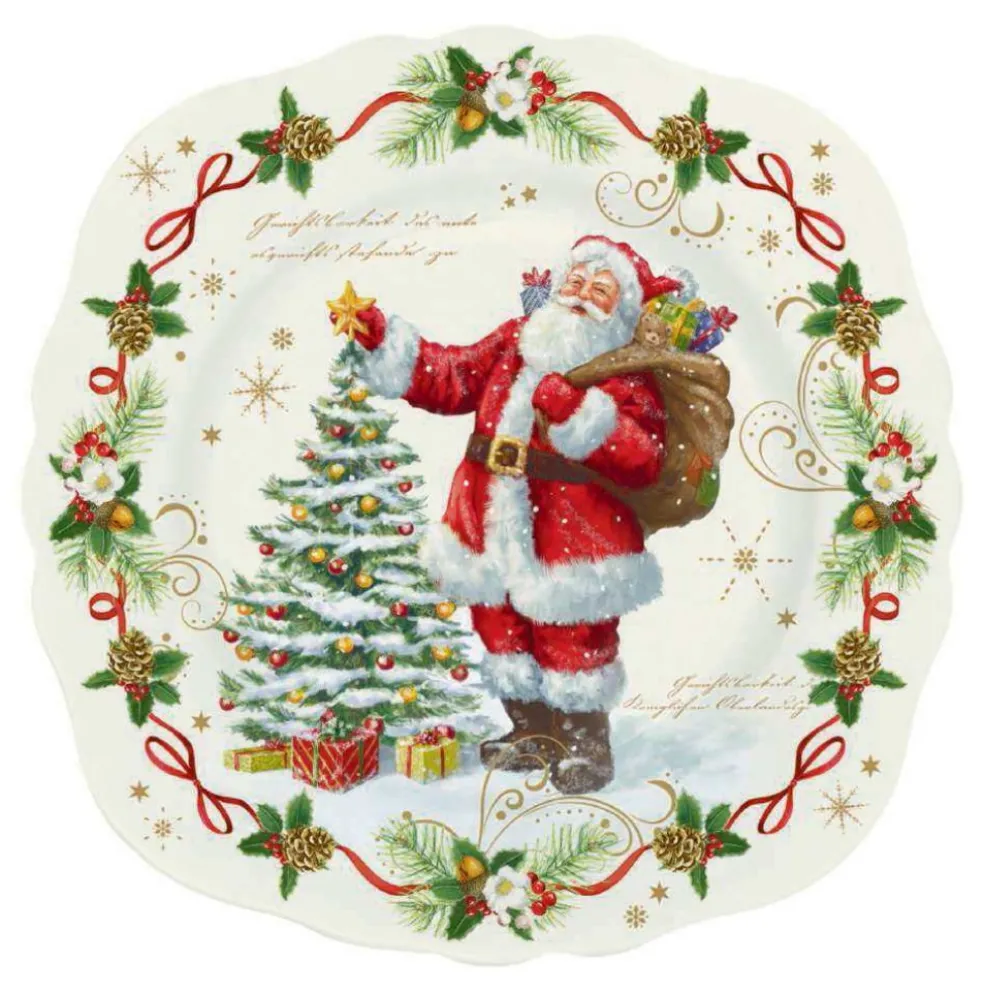 Easy Life Tableware*Christmas Tableware: Dessert Plate In High Quality Fine China
