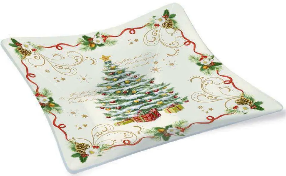 Easy Life Tableware*Christmas Tableware: Fine Quality Glass Bowl In Gift Box