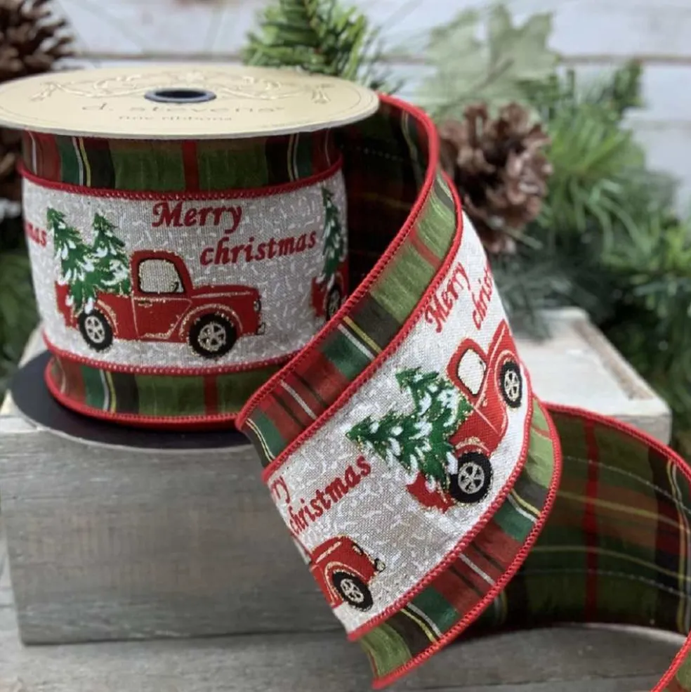 DStevens Fabric*D. Stevens Faux Dupion Plaid Ribbon