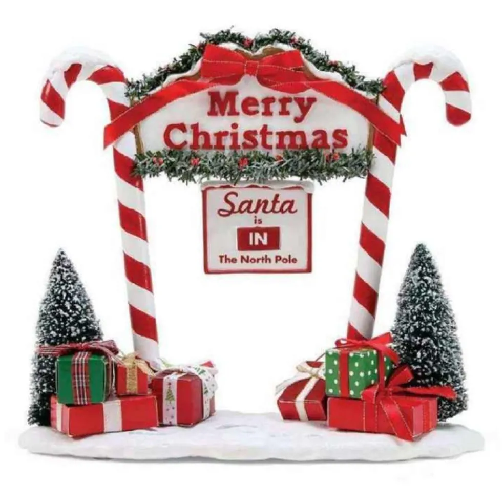 Possible Dreams Home Decors*Department 56 North Pole Gate 6001657