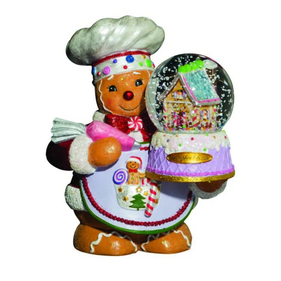 Radko Snow Globes*Ginger Cakes Snowglobe By Christopher 2012957
