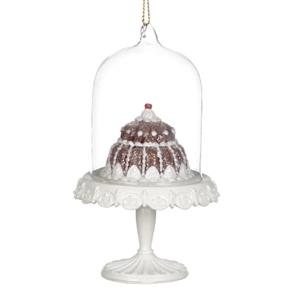 Goodwill Christmas Tree* Belgium D 47200 Cake Dome On Stand Ornament