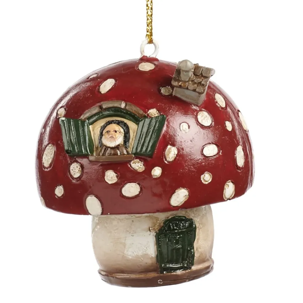 Goodwill Christmas Tree* Belgium Mc 36469 Mushroom House Ornament