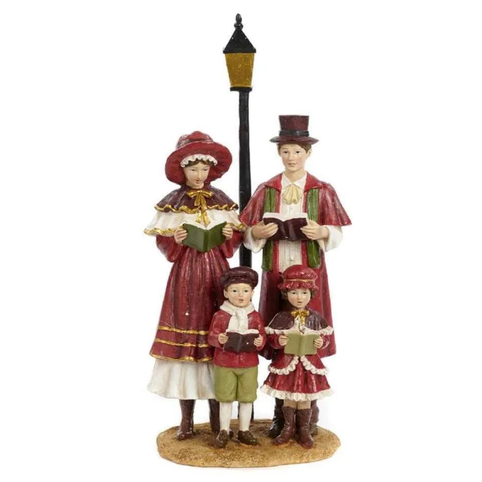Goodwill Home Decors* Belgium Mc 36451 Xmas Carol Singing Family