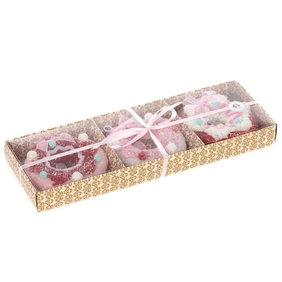 Goodwill Christmas Tree* Belgium Tr 23032 Donut Ornament Box Of 3