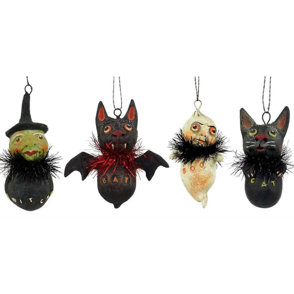 Bethany Lowe Halloween*Hh2108 Debra Schoch Little Ghoul Ornaments 4 Assorted
