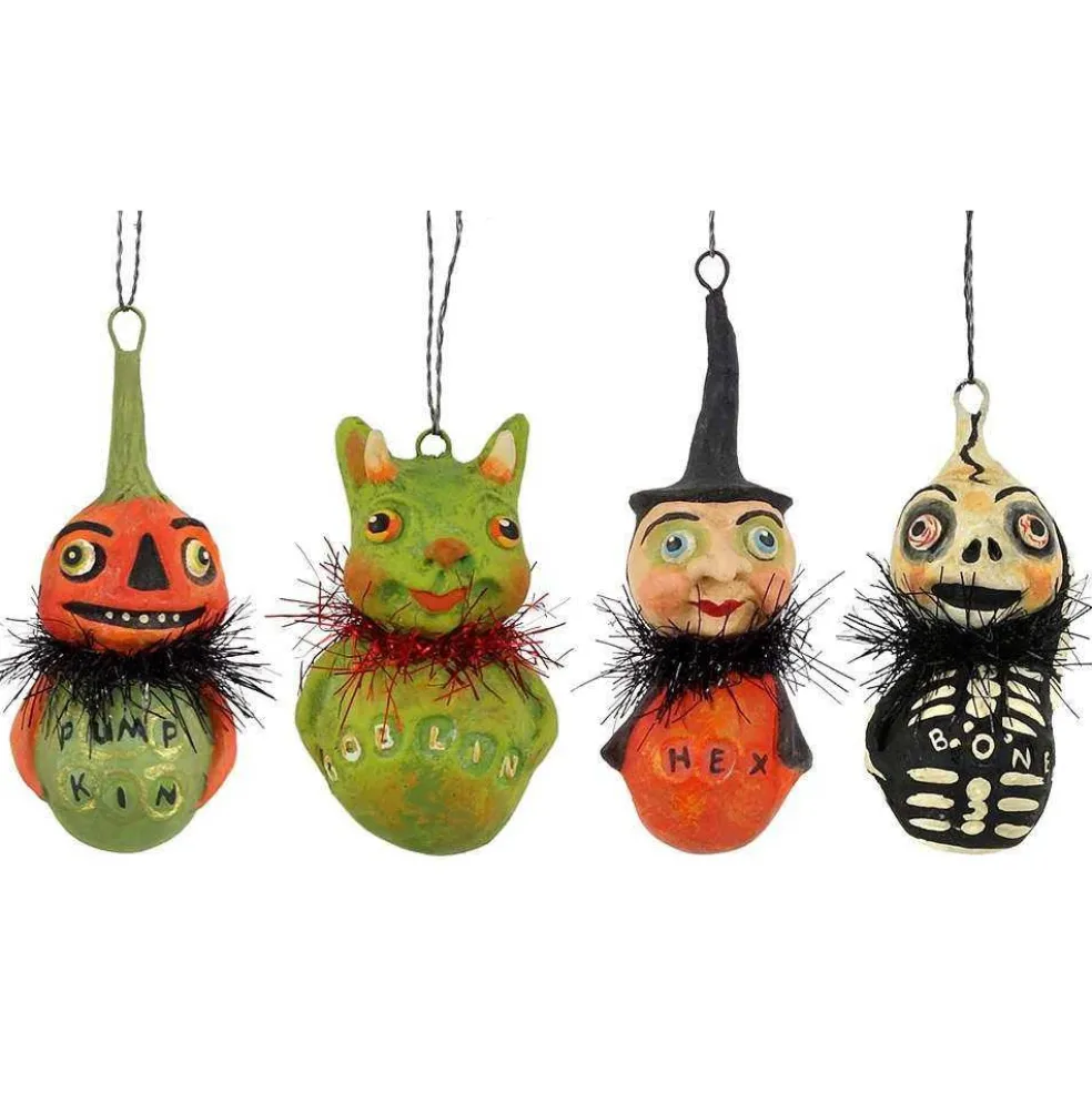 Bethany Lowe Halloween*Hh2108 Debra Schoch Little Ghoul Ornaments 4 Assorted