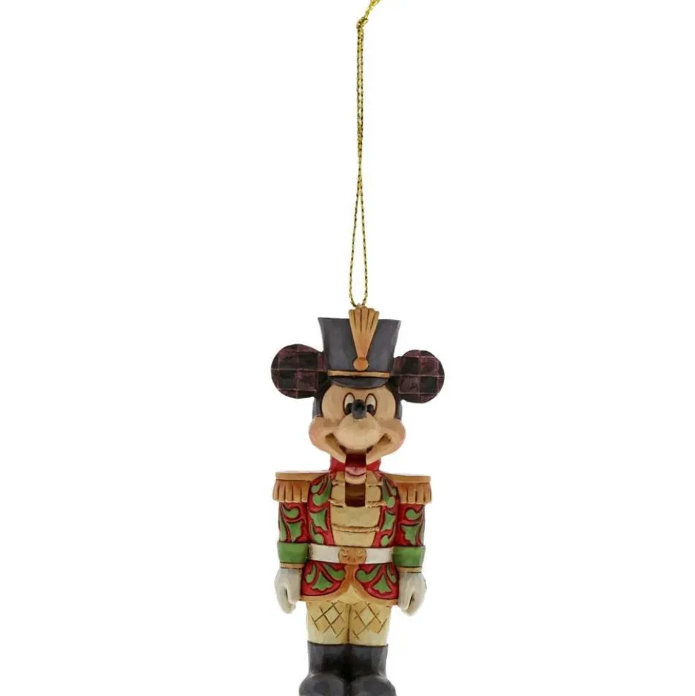 Jim Shore Christmas Tree* Mickey Mouse Nutcracker Hanging Ornament A29381