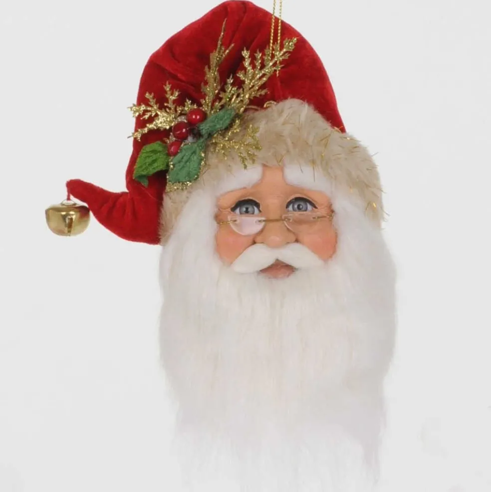 Karen Didion Santa Claus* Originals Santa Head Ornament Orn-10