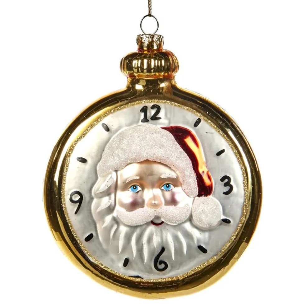 Katherine Collection Christmas Tree*Katherine's Collection Glass Santa Pocket Watch Ornament Kc C 18-749379