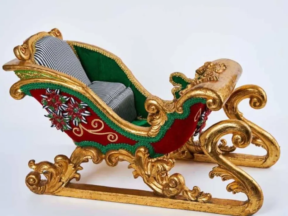 Katherine Collection Home Decors*Kc 28-128132 Katherine's Collection Merry Bright Sleigh