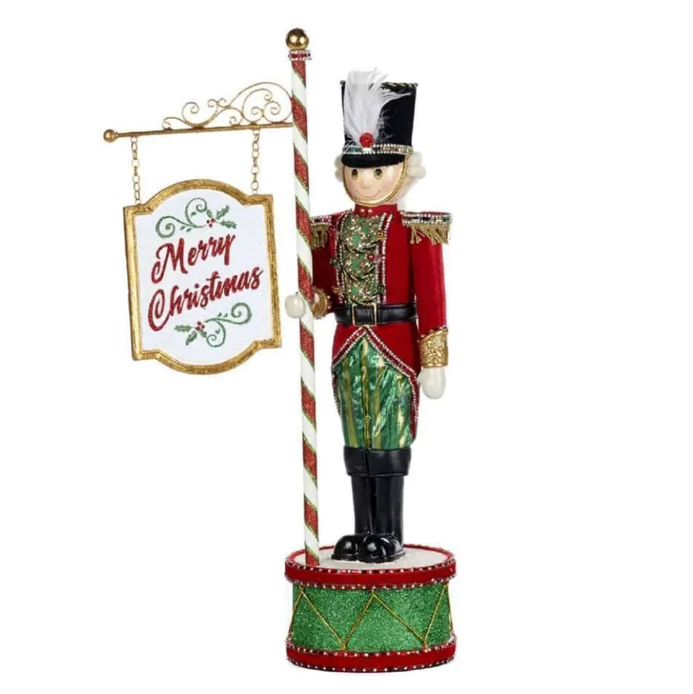 Katherine Collection Nutcrackers*Kc 28-028760 Katherine's Collection Toyland Nutcracker Sign