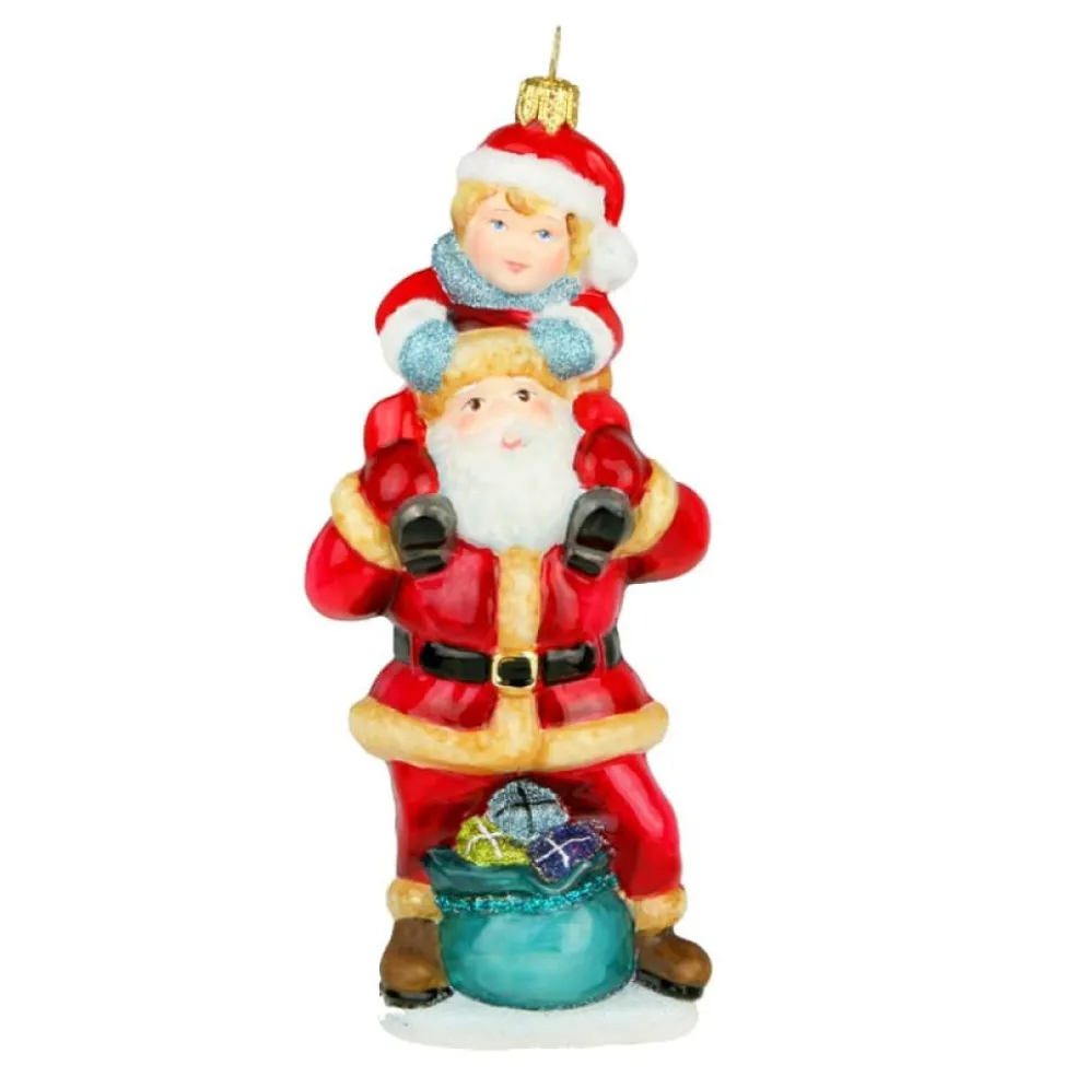 Komozja Famiily Glass Baubles*Komozja Family Mostowski Santa With The New Year