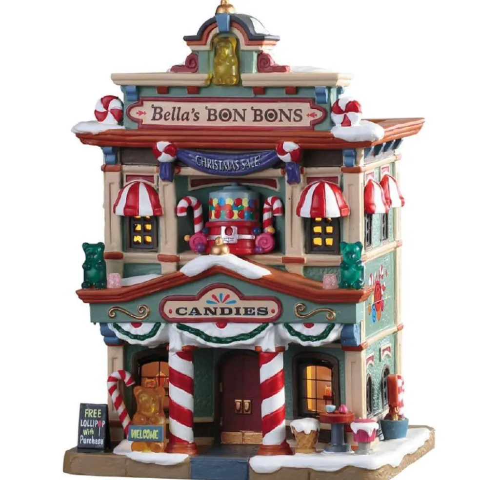 Lemax Christmas Villages* Bella's Bon Bons, B/O Led 95509 Caddington Village