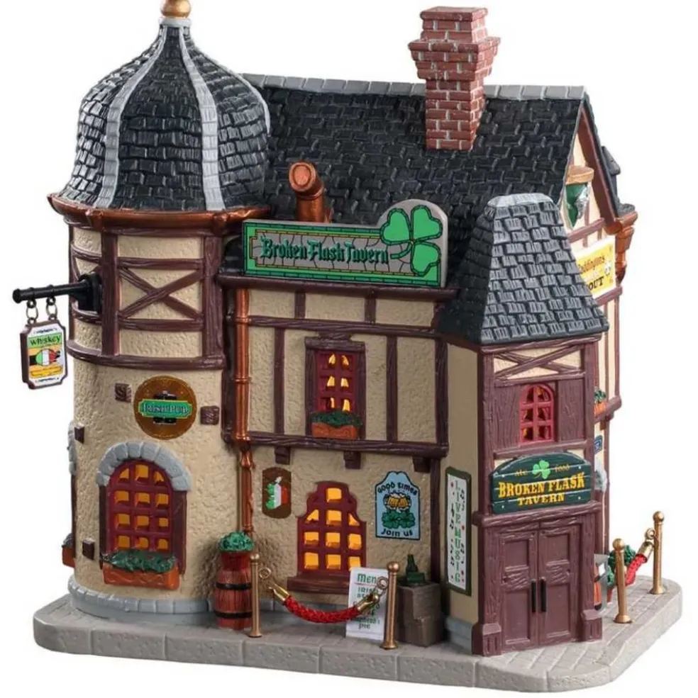Lemax Christmas Villages* Broken Flask Tavern 05647 - Caddington Village