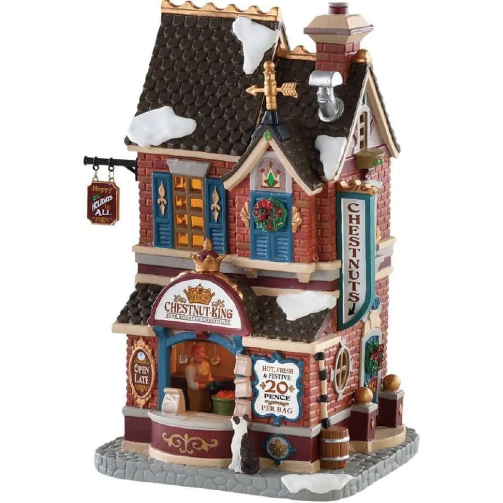 Lemax Christmas Villages* Chestnut King (Aa), B/O Led 85384 Caddington Village