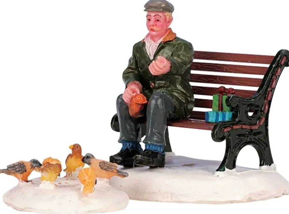 Lemax Christmas Villages* Feeding Pigeons 42905 - Caddington Village