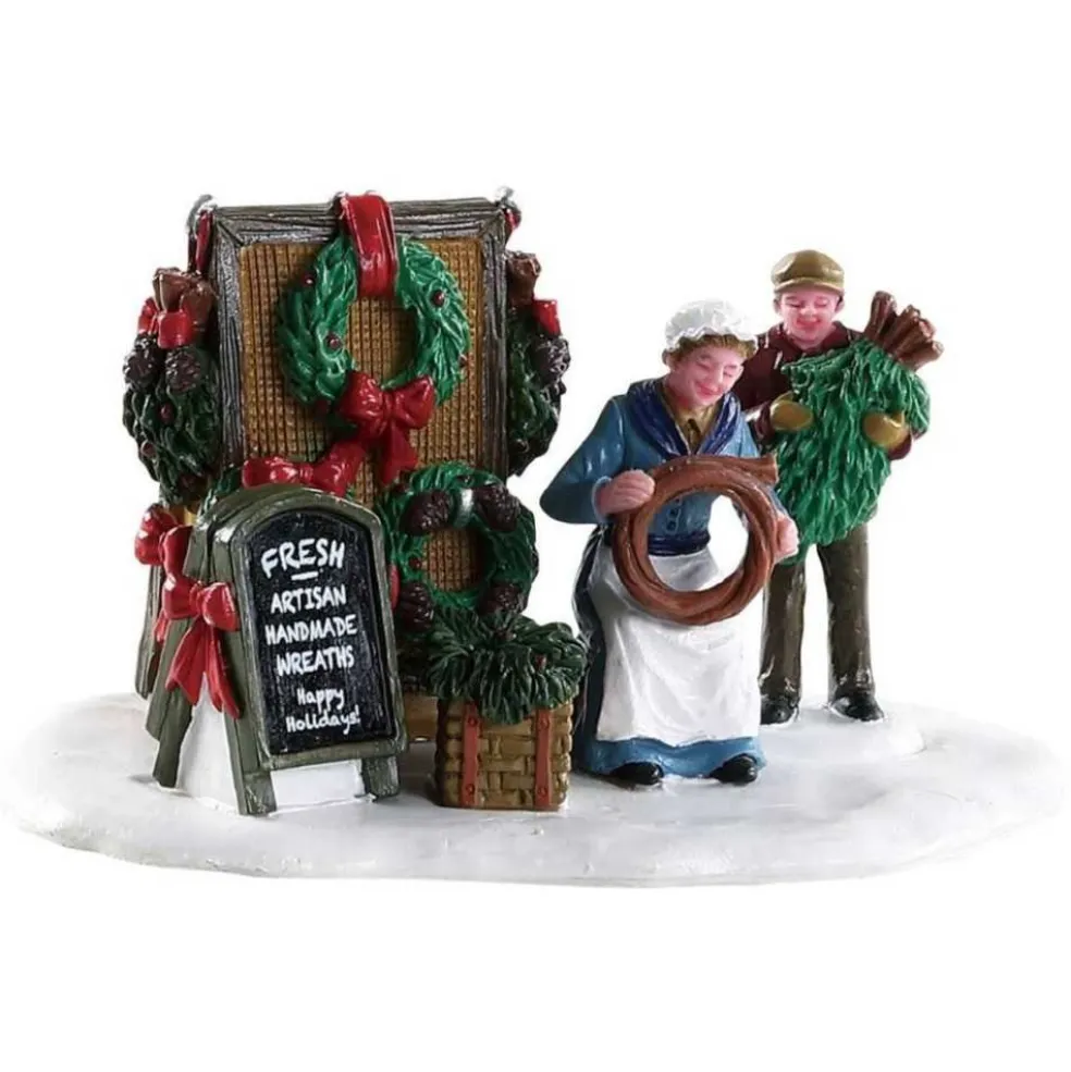 Lemax Christmas Villages* Handmade Wreaths 83362 - Caddington Village