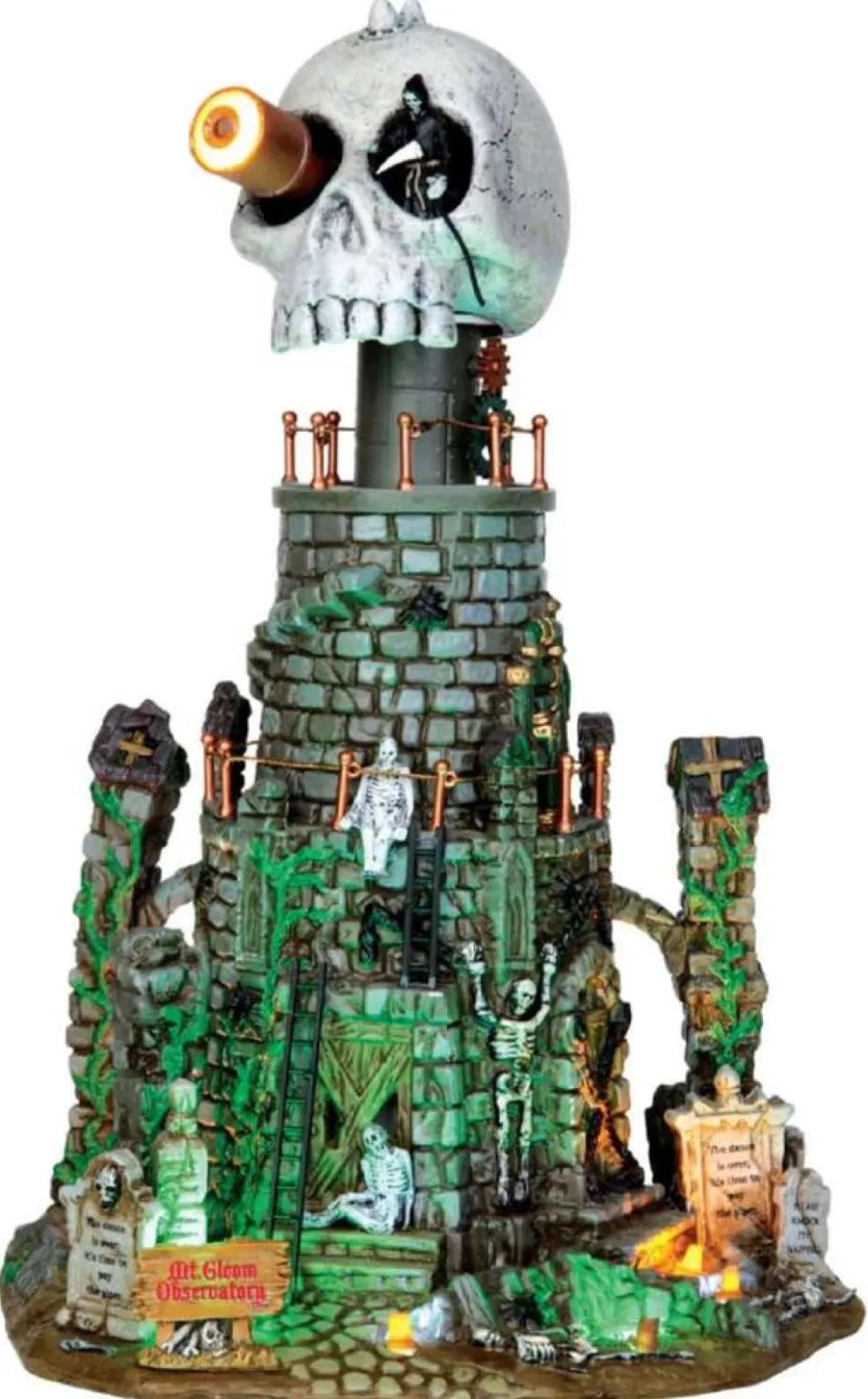 Lemax Halloween Villages* Mt. Gloom Observatory, With 4.5V Adaptor 45672 Spooky Town