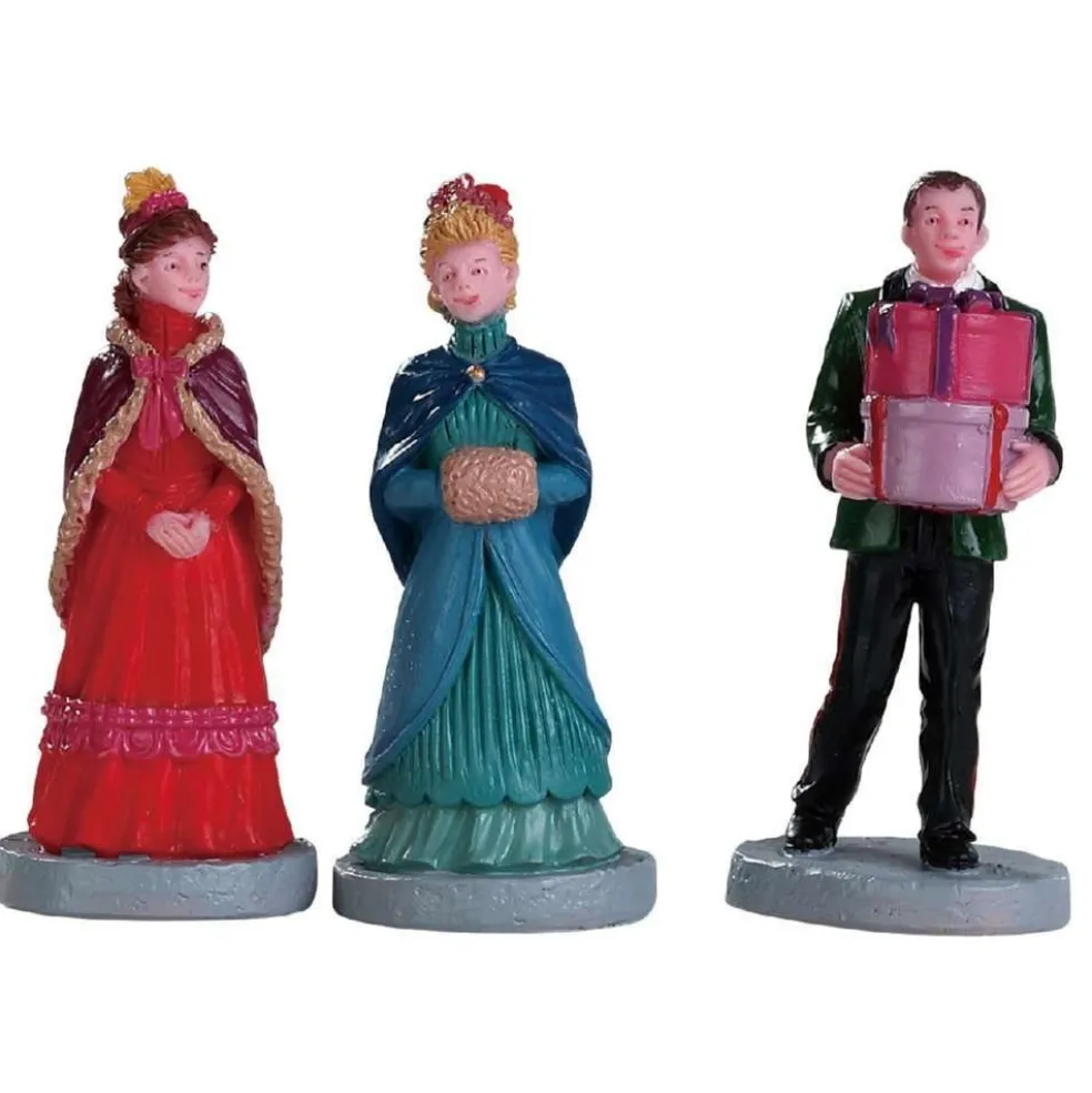 Lemax Christmas Villages* New Holiday Hats Set Of 3 82597 Figurines