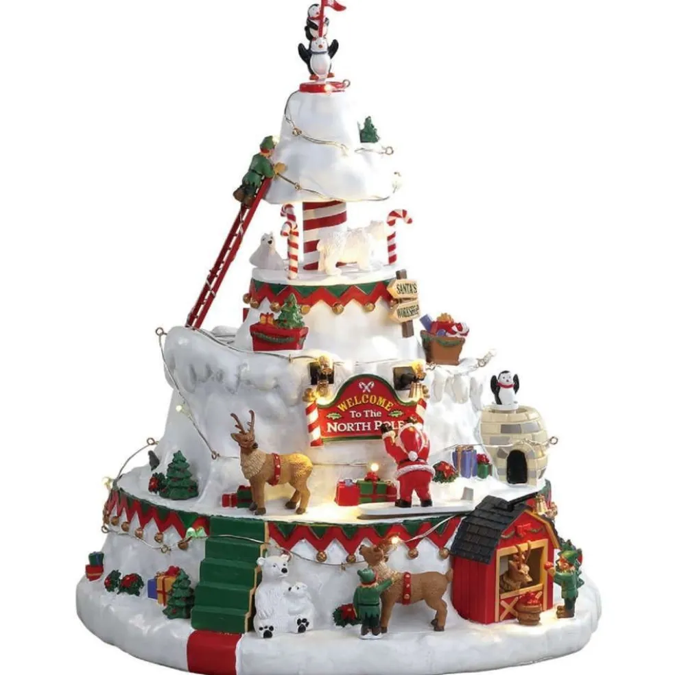 Lemax Christmas Villages* North Pole Tower, With 4.5V Adaptor 84348 Santa's Wonderland