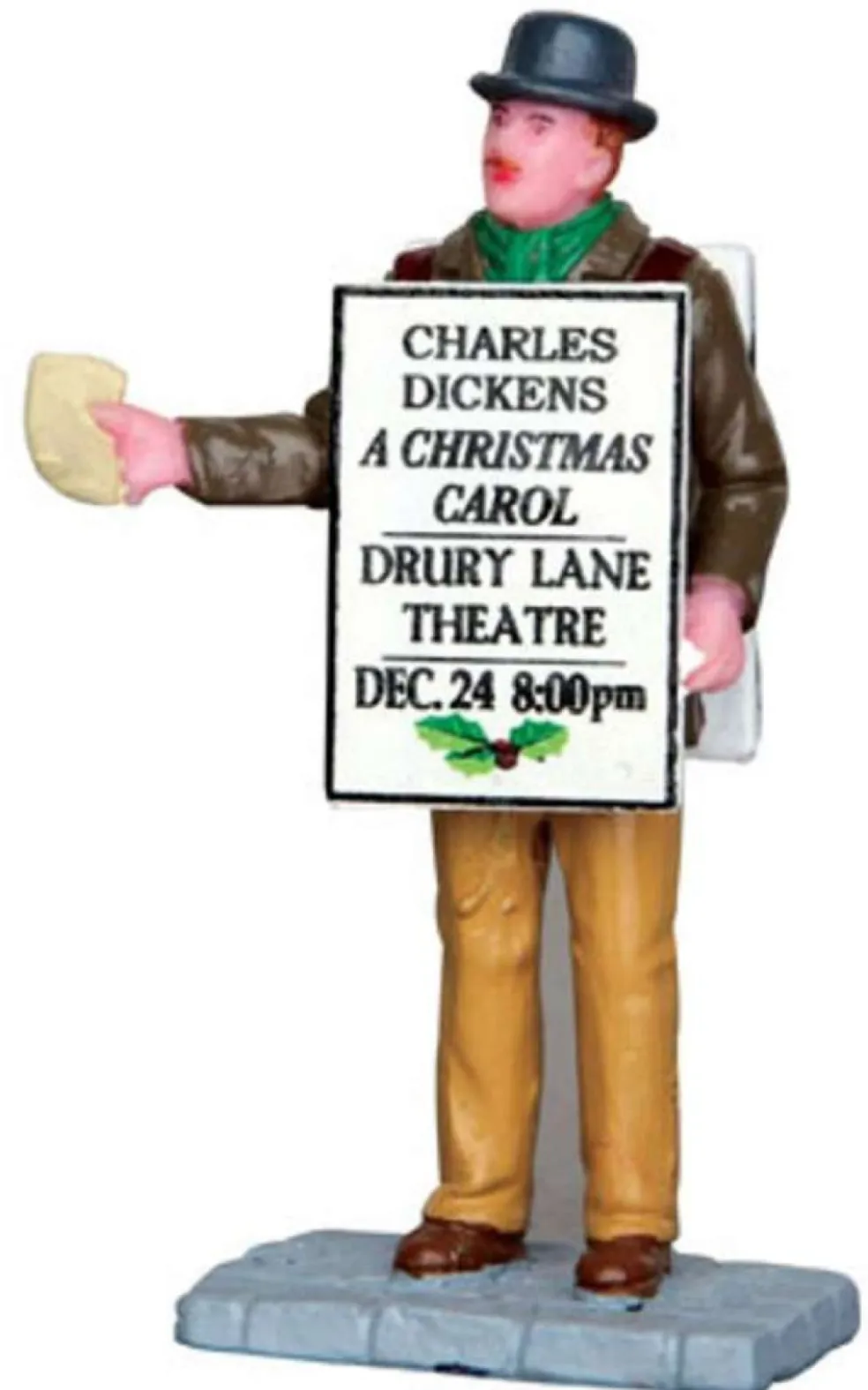 Lemax Christmas Villages* Sandwich Board Man 42258 Figurines