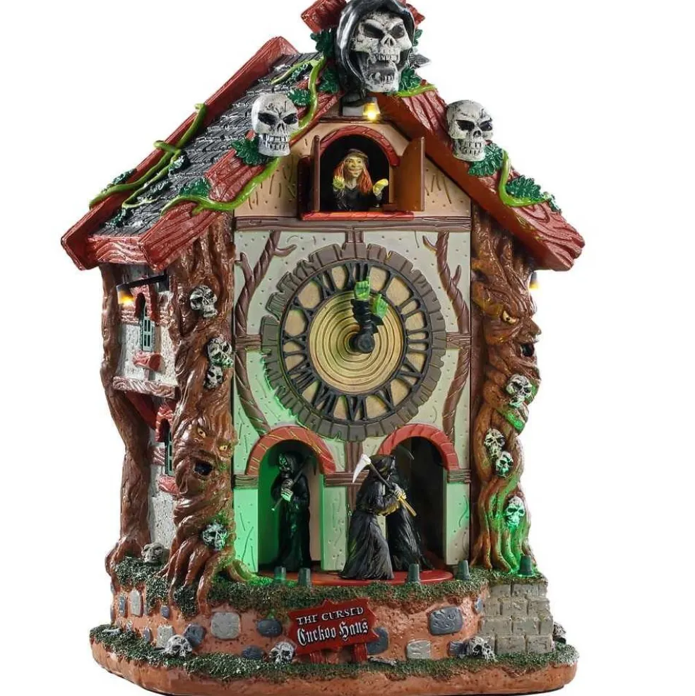 Lemax Halloween Villages* The Cursed Cuckoo Haus 95454 - Spooky Town Halloween Village
