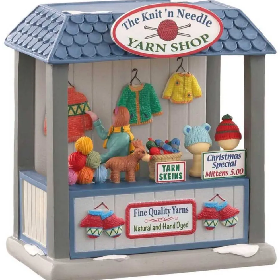 Lemax Christmas Villages* The Knit And Needle Yarn Shop 04760 - Christmas Village