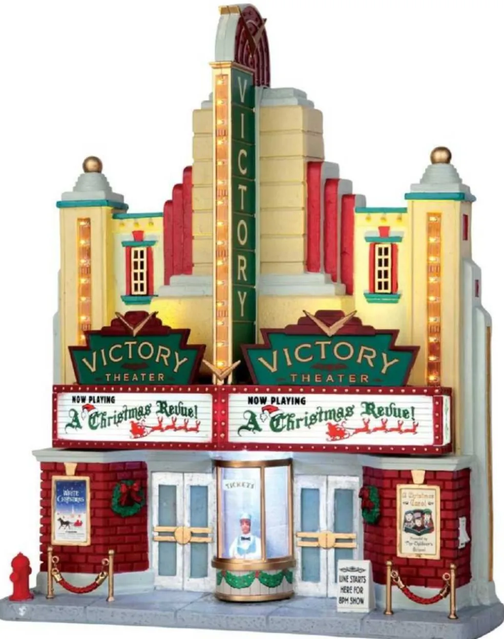 Lemax Christmas Villages* Victory Theater 55920 - Facade Collection