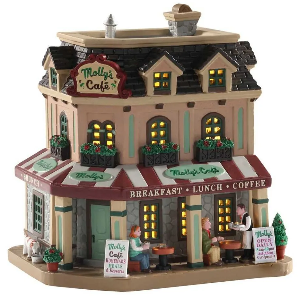 Lemax Christmas Villages* Village 2021 Molly's Corner Cafe 05687