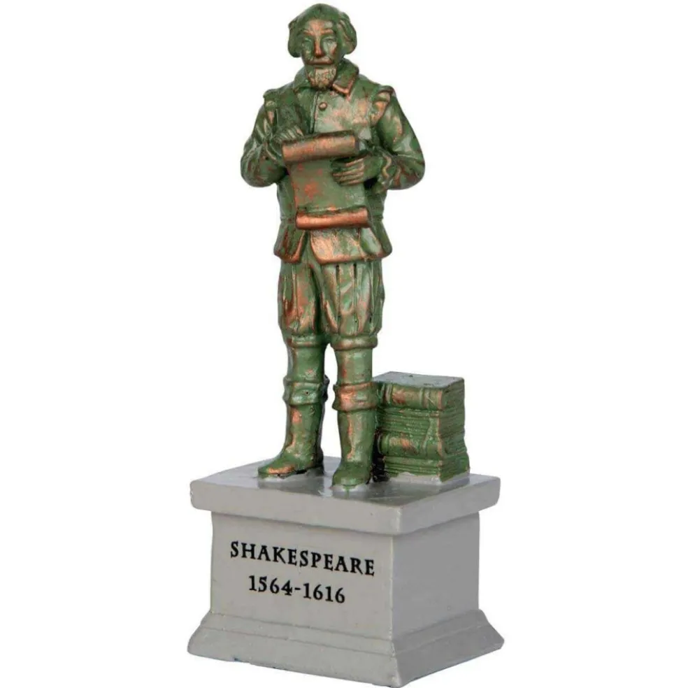 Lemax Christmas Villages* Village 2021 Park Statue – Shakespeare 64075