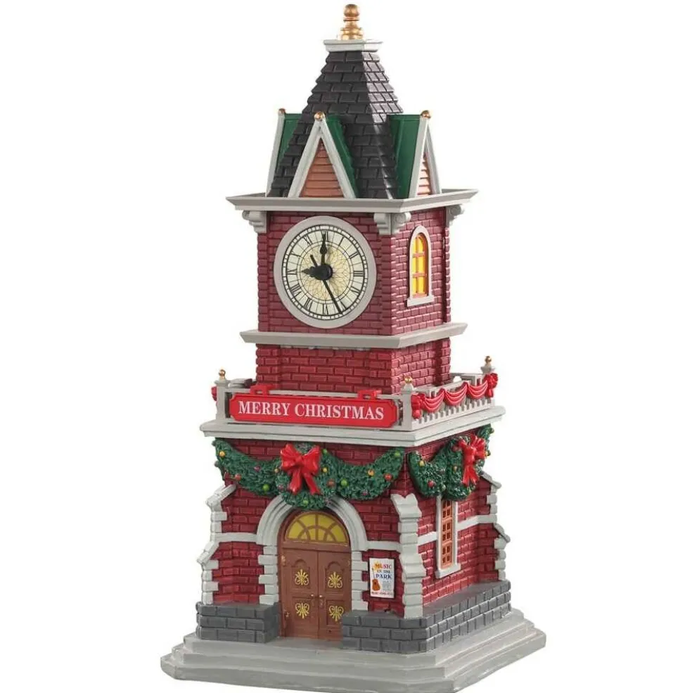 Lemax Christmas Villages* Village 2021 Tannenbaun Clock Tower 05679