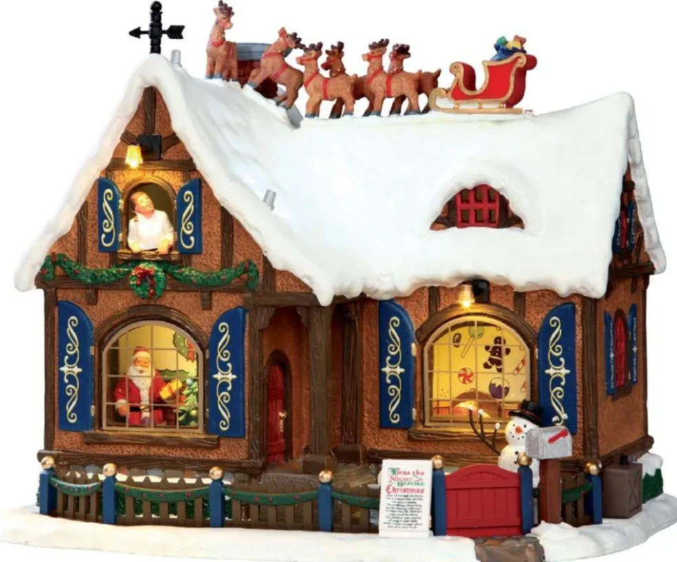 Lemax Christmas Villages* Village 55922 Twas The Night, With 4.5V Adaptor 55922