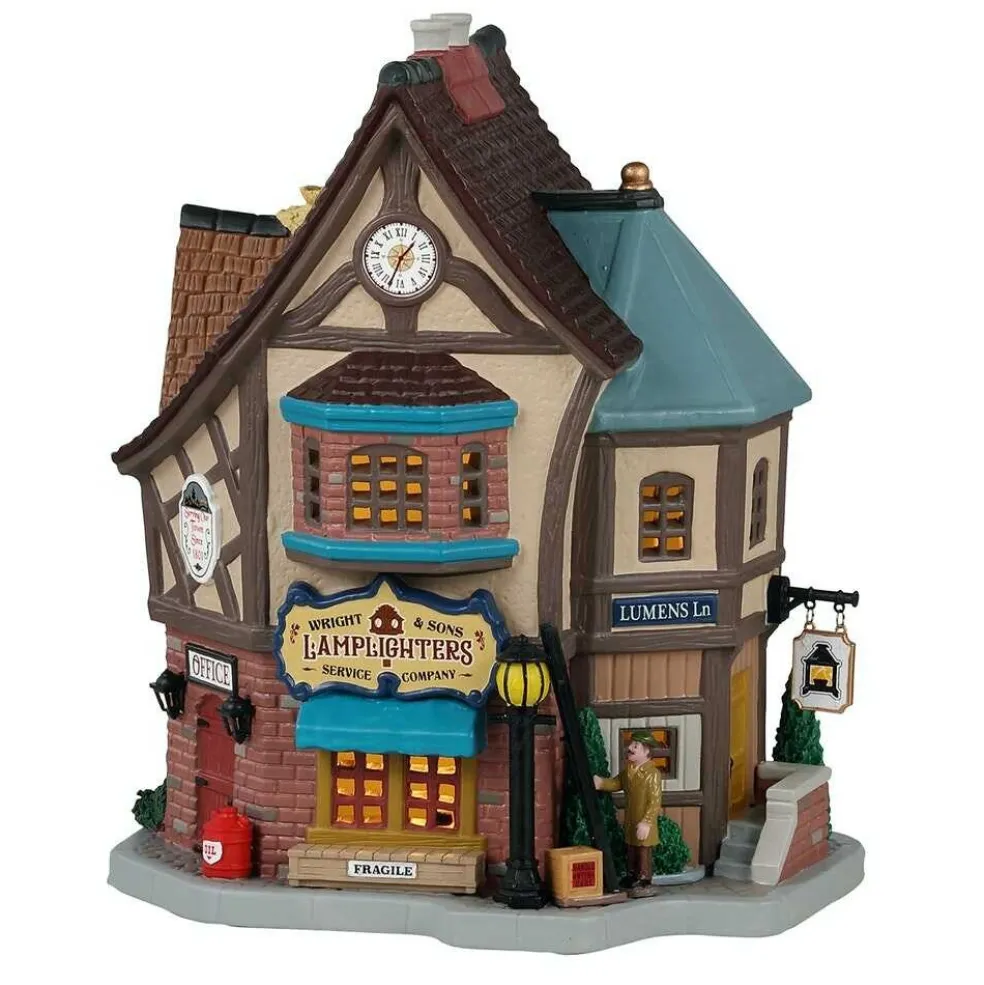 Lemax Christmas Villages* Village 2021 Wright & Sons Lamplighters 15790
