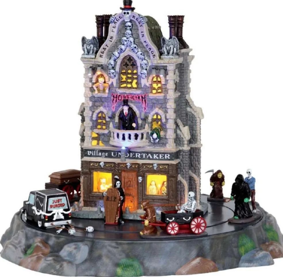 Lemax Halloween Villages* Village Undertaker, With 4.5V Adaptor 25335 Spooky Town