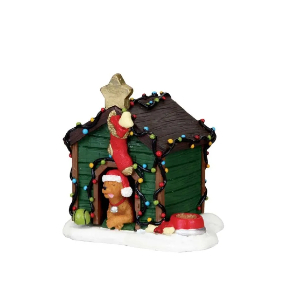 Lemax Christmas Villages* Villages Decorated Light Doghouse 02808