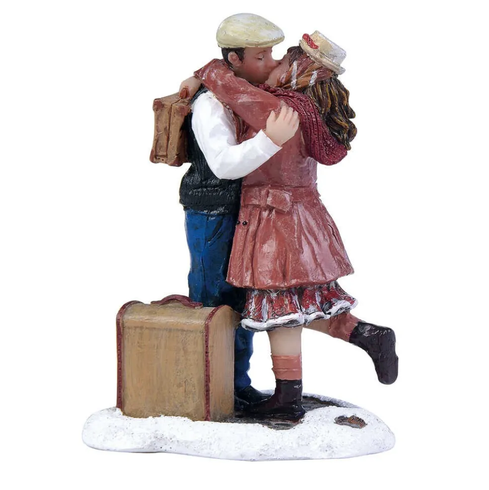 Luville Christmas Villages* Collectables Kissing Goodbye 611089