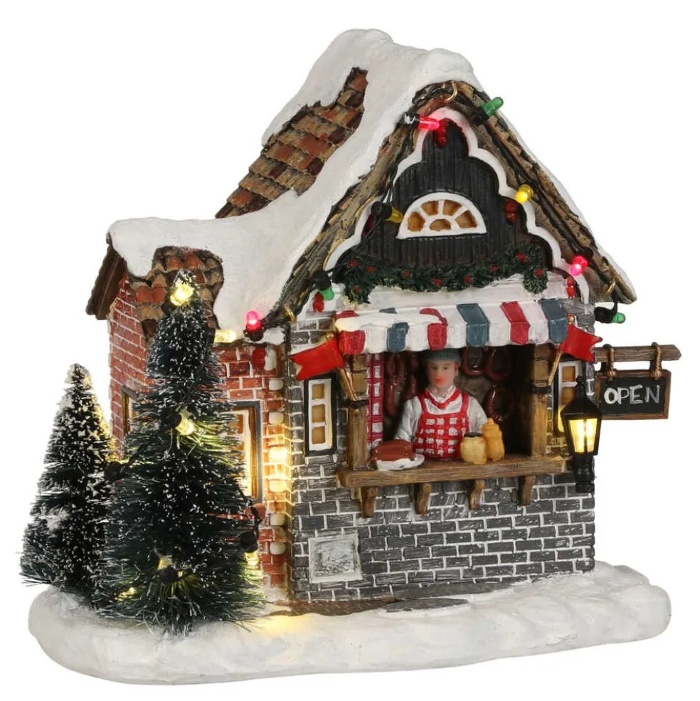 Luville Christmas Villages* Collectables Smoked Sausages Battery Operated 1034044