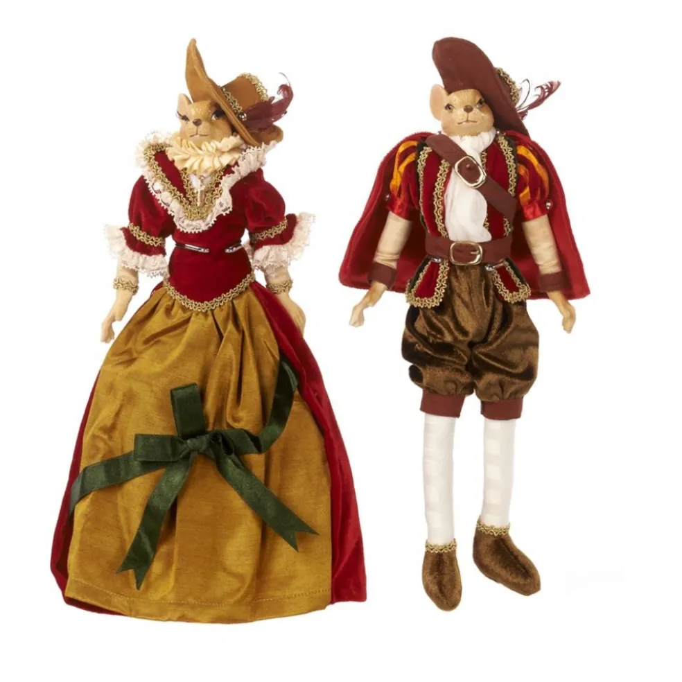 Goodwill Home Decors*Miceketeer Couple Doll 2 Assorted J 65204