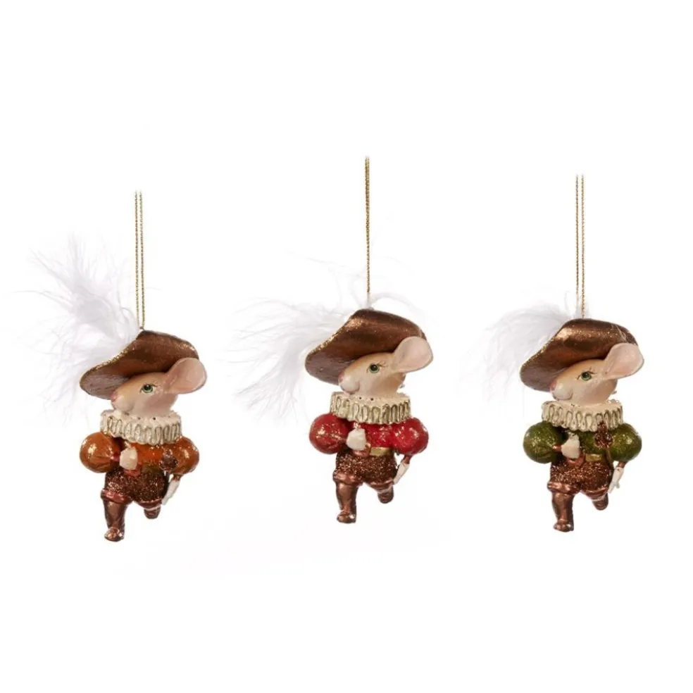 Goodwill Christmas Tree*Miceketeer With Sword 3 Assorted B 96100