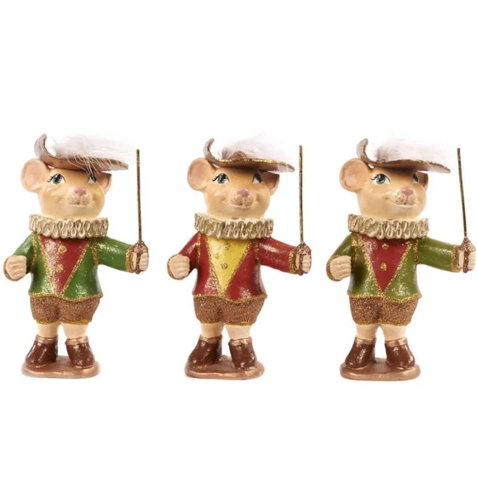 Goodwill Home Decors*Miceketeer With Sword 3 Assorted B 96105