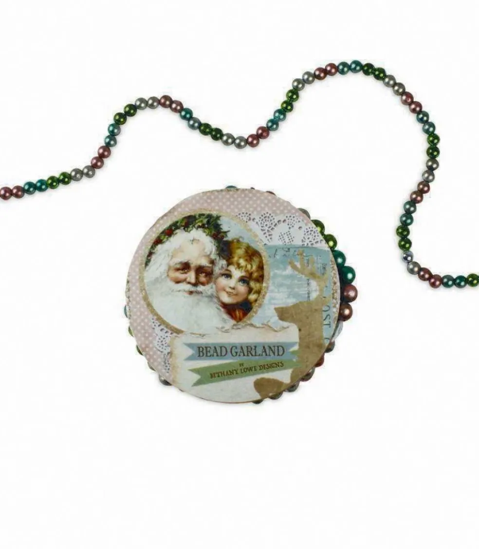 Bethany Lowe Traditional*Sn7533 Mini Flea Market Bead Garland