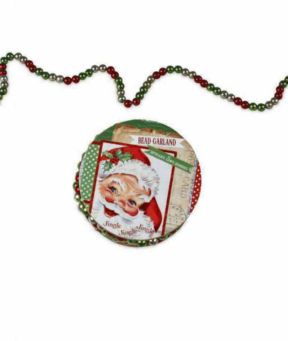 Bethany Lowe Traditional*Sn7534 Mini Jolly Bead Garland