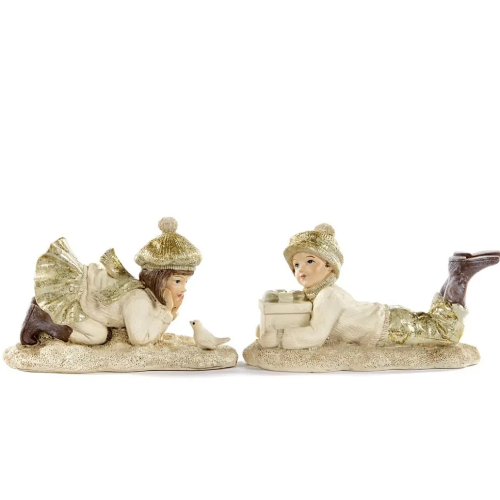 Goodwill Traditional*Snowkid With Gift & Dove 2 Assorted Mc 30256