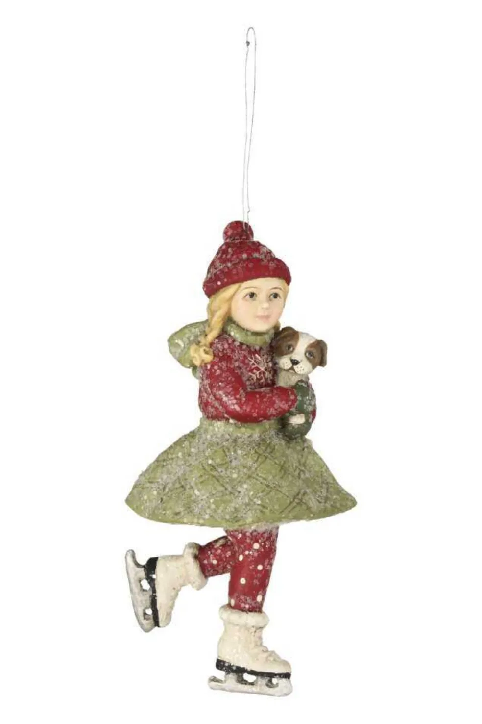 Bethany Lowe Christmas Tree*Td8543 Skating Clare Ornament