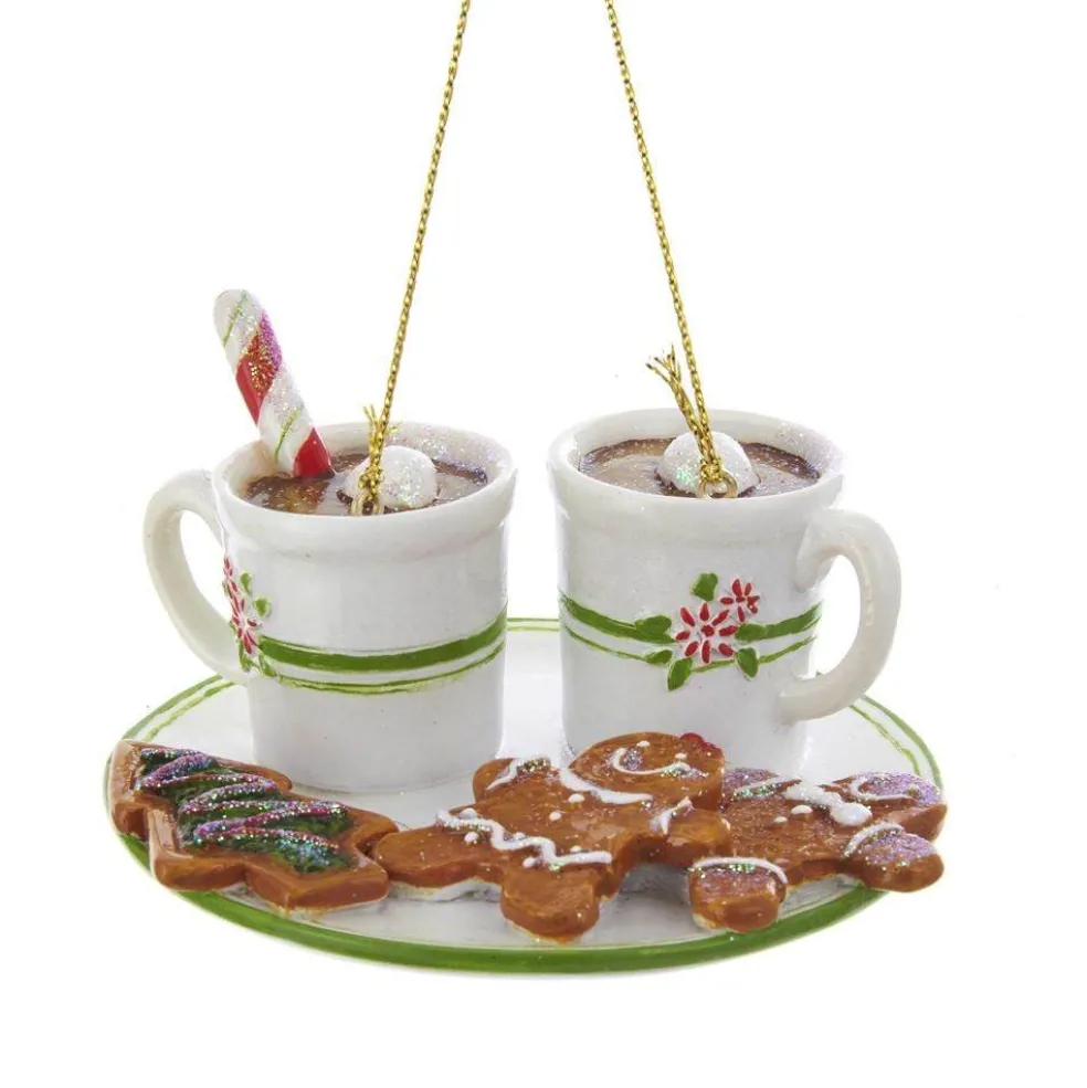 Kurt Adler Christmas Tree*Td1597 Kurt S. Adler Afternoon Tea Time Plate Ornament
